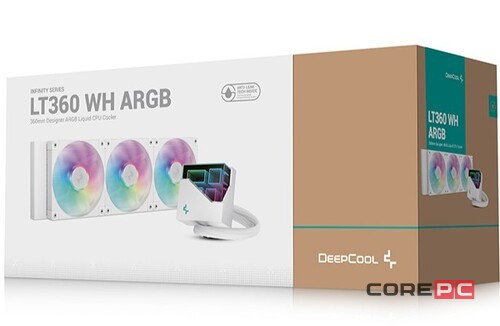 Система жидкостного охлаждения для процессора Deepcool LT360 WH ARGB White (R-LT360-WHAMNC-G-1)