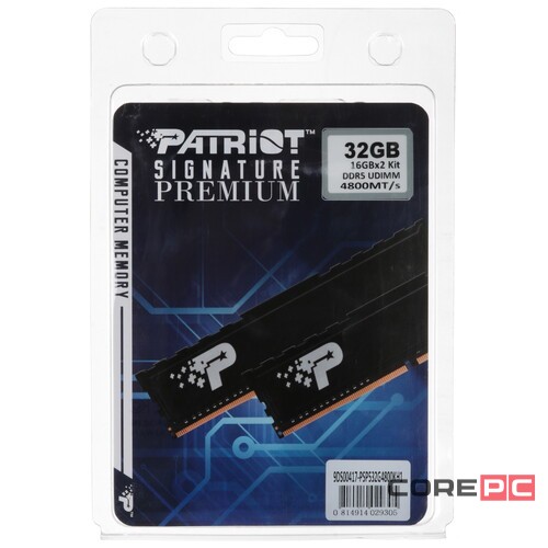 Оперативная память 32 Gb 4800 MHz PATRIOT (PSP532G4800KH1)