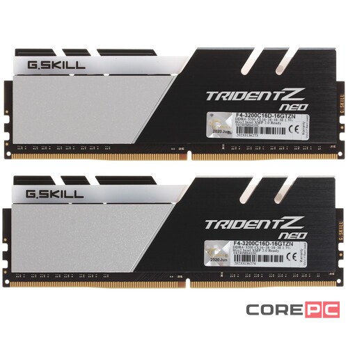 Оперативная память 16 Gb 3200 MHz G.Skill TRIDENT Z NEO (F4-3200C16D-16GTZN)