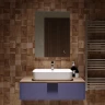 Зеркало MIXLINE Риф ЭКОНОМ 600х800 (ШВ) сенсор выкл, светодиод подсв,универс.крепеж,без короба