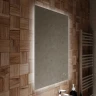 Зеркало MIXLINE Риф ЭКОНОМ 600х800 (ШВ) сенсор выкл, светодиод подсв,универс.крепеж,без короба