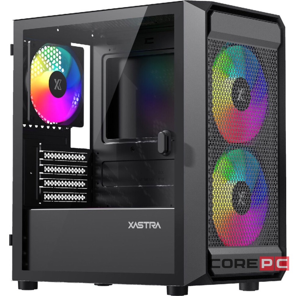 Компьютерный корпус XASTRA A303M 3ARGB Black (A303M-2FC14A-1FC12A-D)