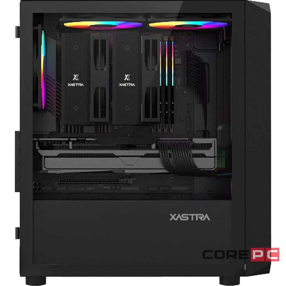 Компьютерный корпус XASTRA A303M 3ARGB Black (A303M-2FC14A-1FC12A-D)