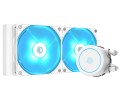 Система жидкостного охлаждения для процессора ID-COOLING AURAFLOW X 240 EVO SNOW RGB PWM