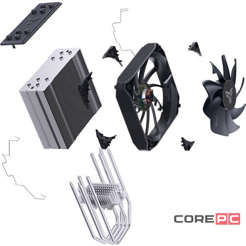 Кулер для процессора JONSBO PISA A4 Grey PWM