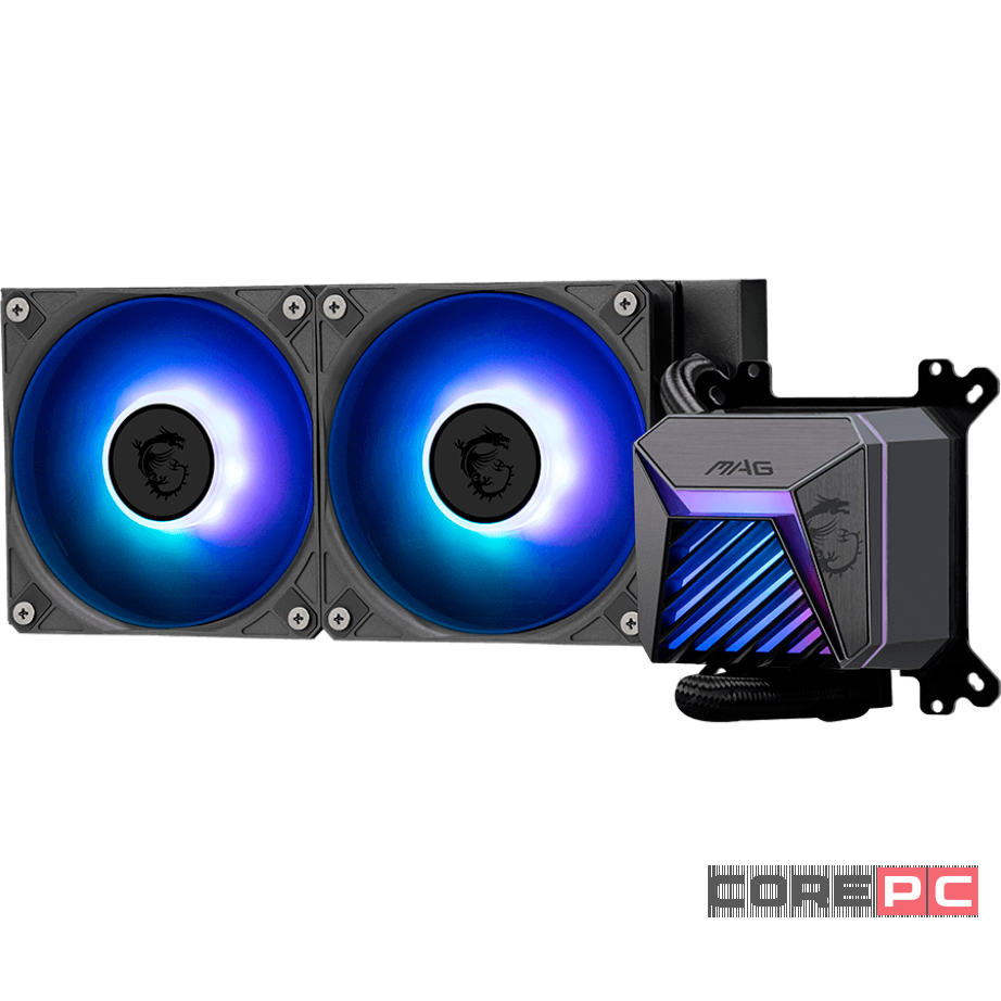 Система жидкостного охлаждения для процессора MSI MAG CORELIQUID A15 240 ARGB (306-7ZWAA11-L80)