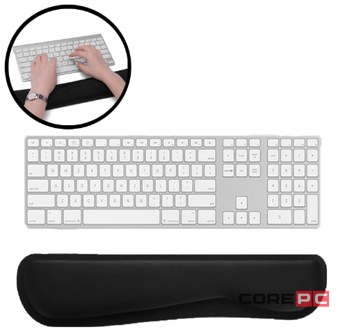 Подставка-подушка под запястья для клавиатуры WIWU Keyboard Wirst Rest (черный) (KWR-01)