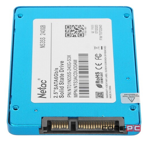 Твердотельный накопитель NETAC 240 Gb NT01N535S-240G-S3X