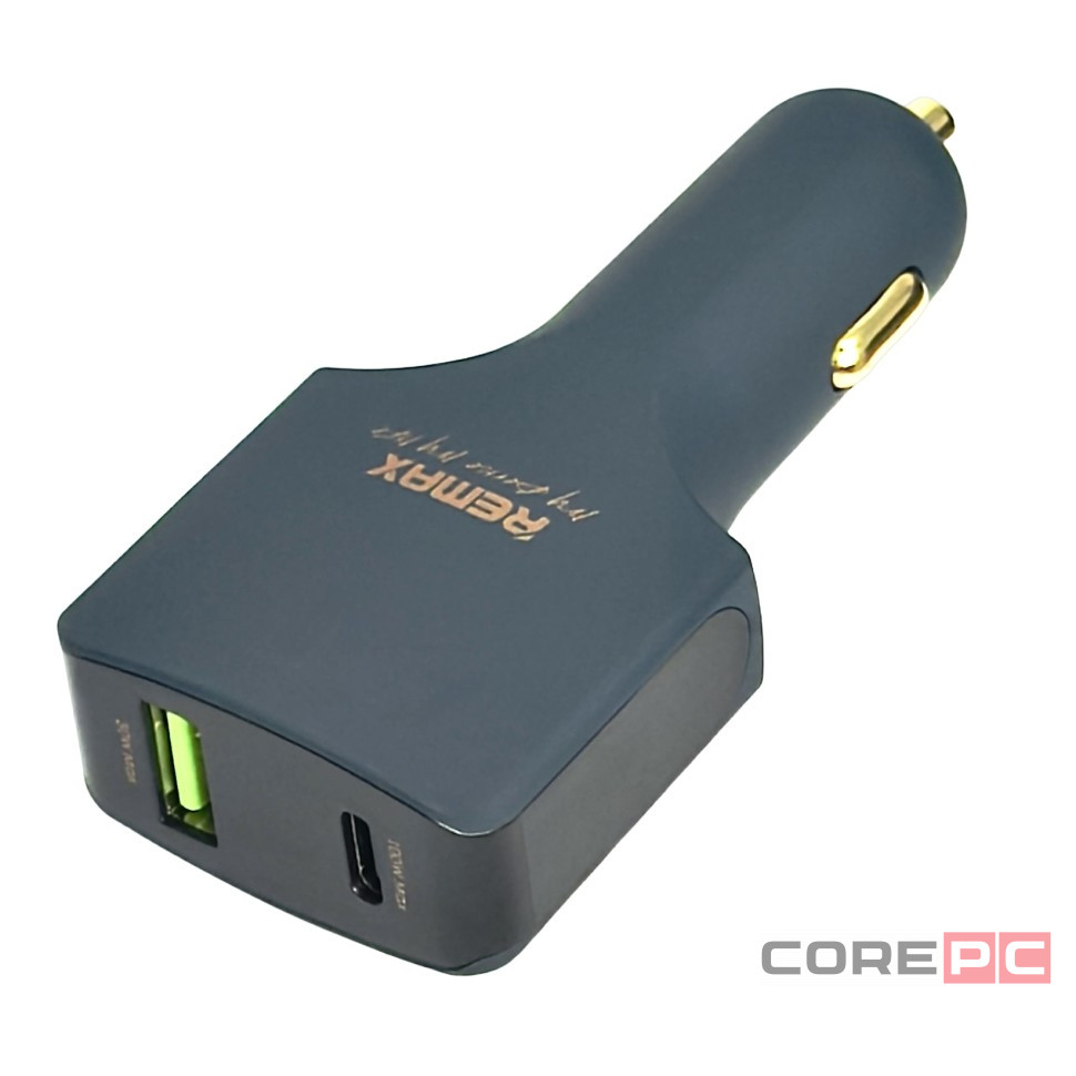 Автомобильное заряд. устр. Remax RCC326 1USB/1C 3A 100W черное