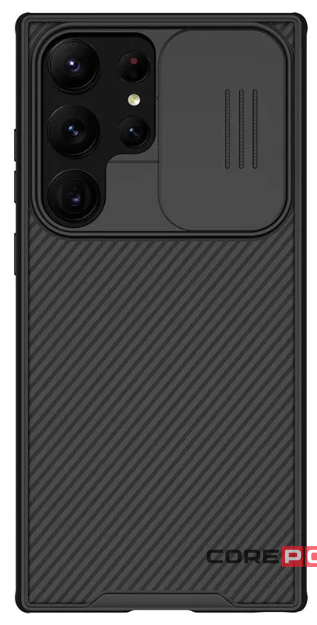 Чехол-накладка Nillkin CamShield Pro для Samsung Galaxy S23 Ultra пластиковый (черный)