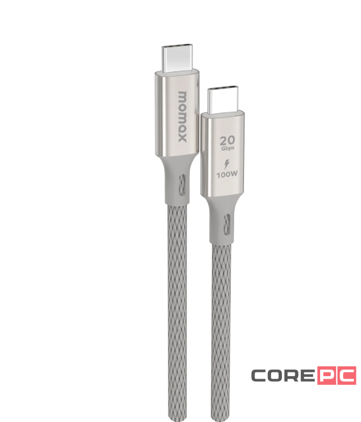 Usb Кабель-зарядка Type-C на Type-C Momax elite 100W DC28E 2м титан