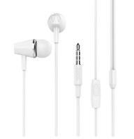 Проводная стерео-гарнитура Hoco M34 Honor Jack 3,5mm (белый)