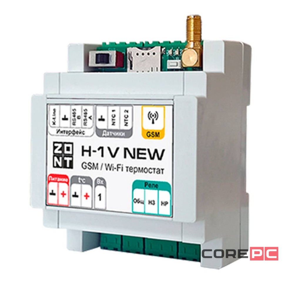 Термостат ZONT H-1V NEW (GSM + Wi-Fi)