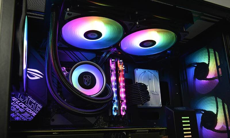 Система жидкостного охлаждения для процессора Deepcool CASTLE 240 RGB V2