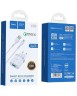 Сетевое зар. устр. Hoco C12Q с шнуром Micro 1USB QC3.0 2.4A белое