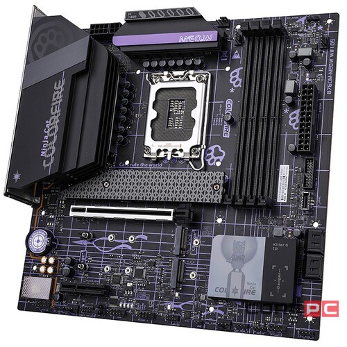 Материнская плата Colorful COLORFIRE B760M-MEOW WIFI D5 Purple