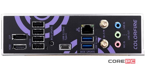 Материнская плата Colorful COLORFIRE B760M-MEOW WIFI D5 Purple