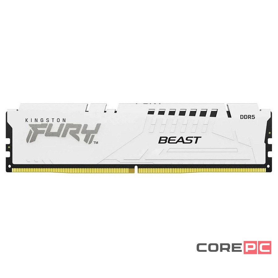 Оперативная память 16 Gb 6000 MHz Kingston FURY Beast White (KF560C36BWE2-16)