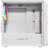 Компьютерный корпус Powercase MISTRAL Micro A3W TG ARGB White CMMAW-A3