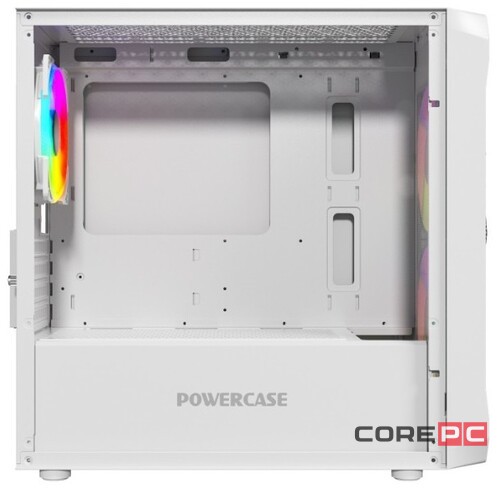 Компьютерный корпус Powercase MISTRAL Micro A3W TG ARGB White CMMAW-A3