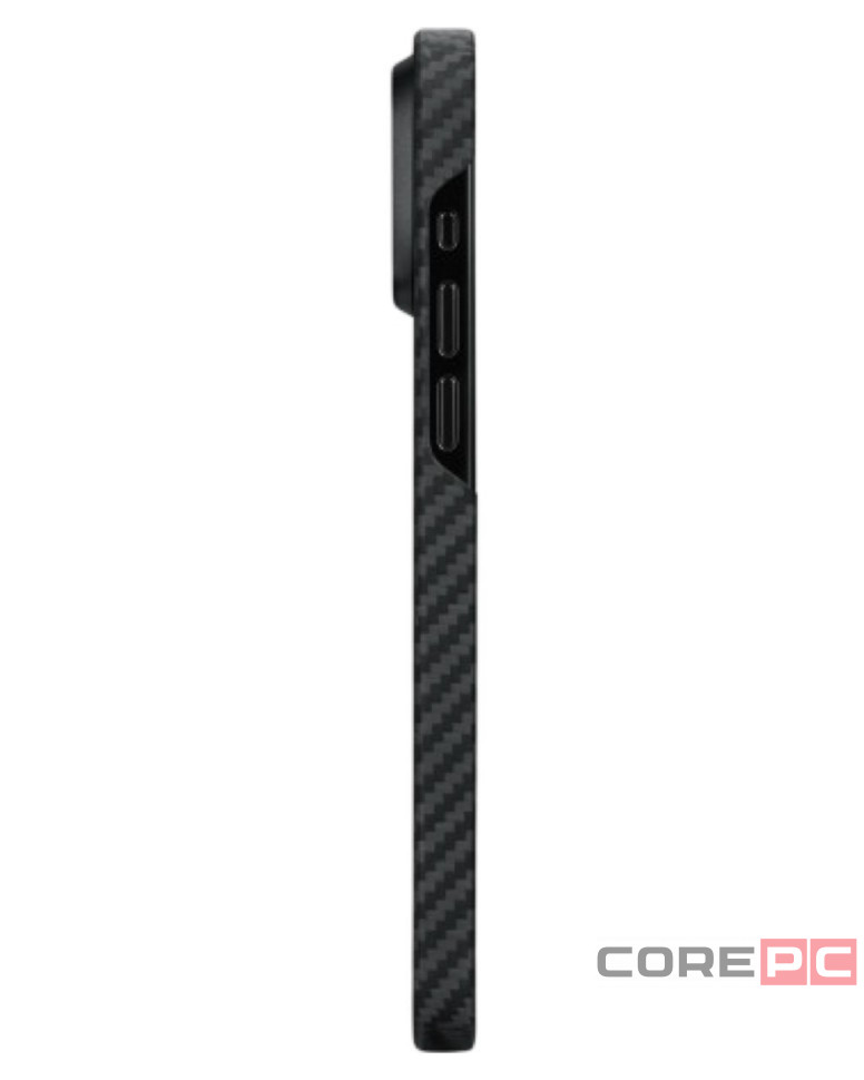 Накладка для i-Phone 15 Pro 6.1" Pitaka MagEZ Case Pro 4 Protective Yet Slim черно-серый, кевлар