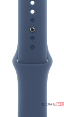 Apple Watch SE (2024) 44mm Silver Aluminium Case with Denim Sport Band (M/L)