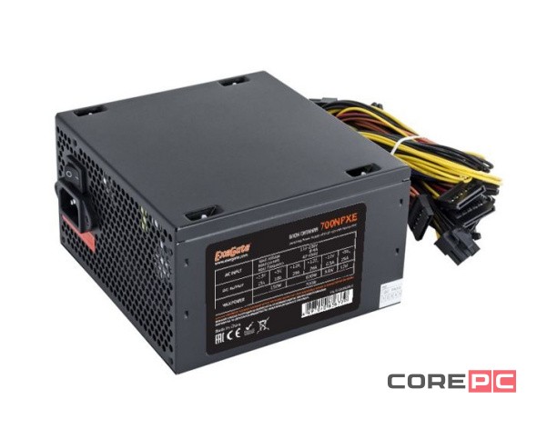 Блок питания ExeGate 700W Black (EX220360RUS)