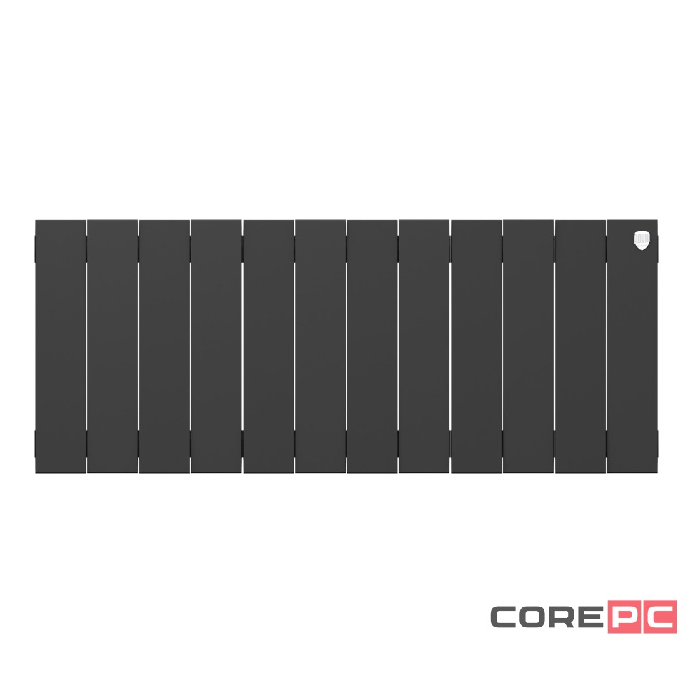 Радиатор биметаллический Royal Thermo PianoForte 300 Чёрный - 12 секц.