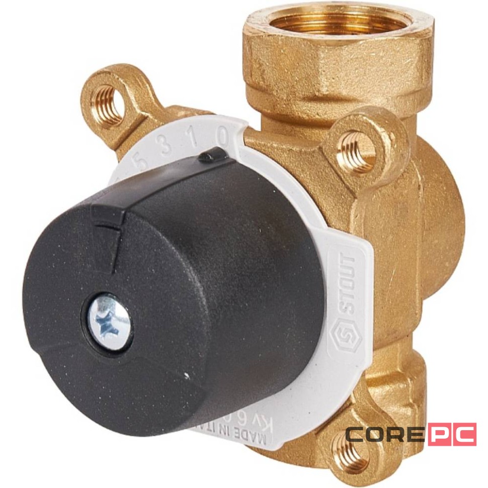 Клапан STOUT 3-х ходовой смесительный 3/4quot; KVs 6 SVM-0003-012002
