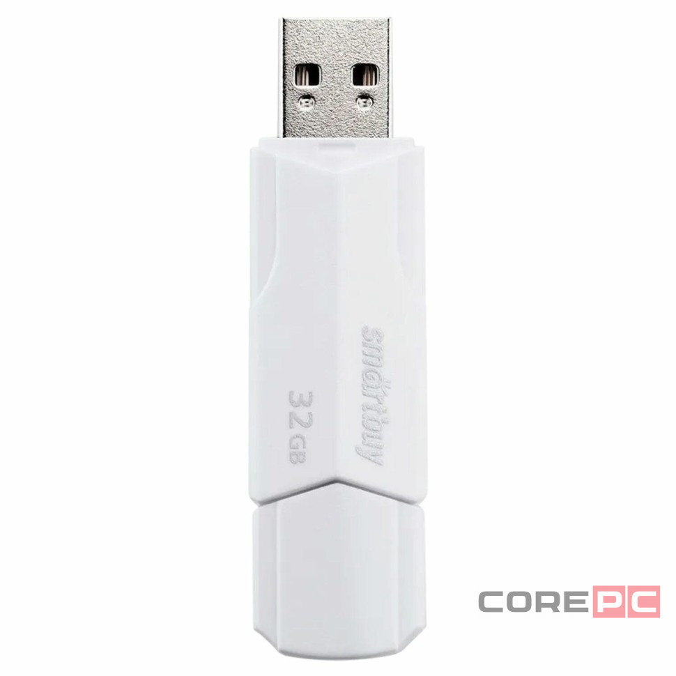 USB флеш накопитель SmartBuy 32GB Clue White (SB32GBCLU-W)