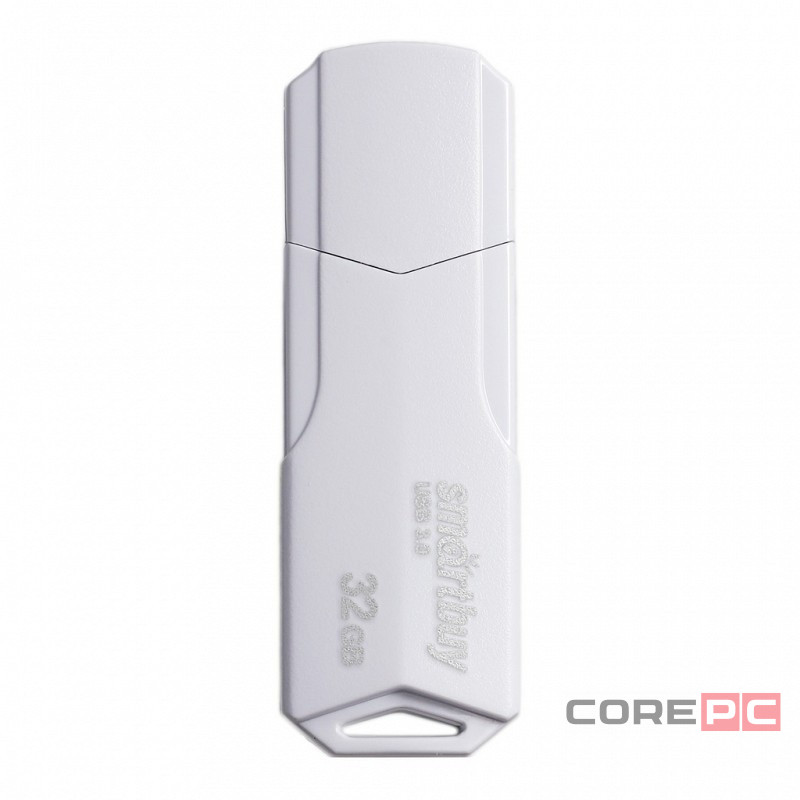 USB флеш накопитель SmartBuy 32GB Clue White (SB32GBCLU-W)