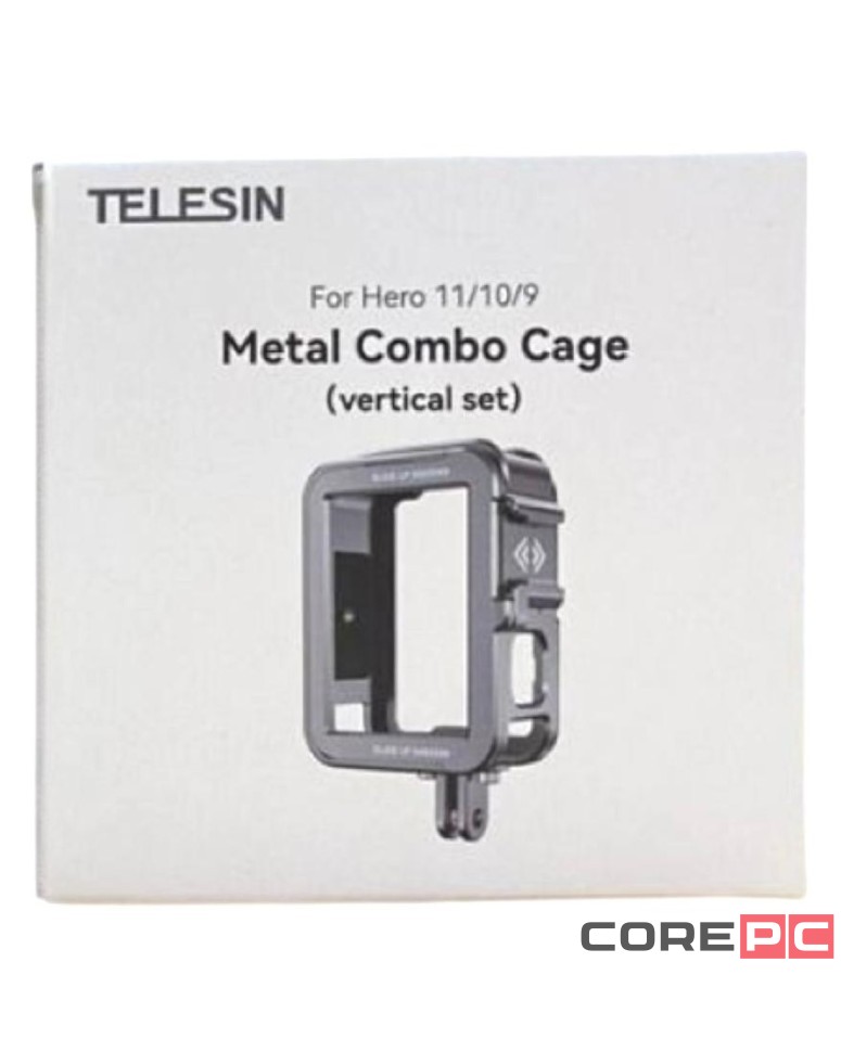Вертикальное крепление Telesin Metal Combo Cage GP-FMS-G11 для GoPro Hero 11/10/9