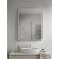 Зеркало MIXLINE Аврора-Лайт-2 500х700 (ШВ) сенсор,светодиод. подсветка + подогрев,мини короб
