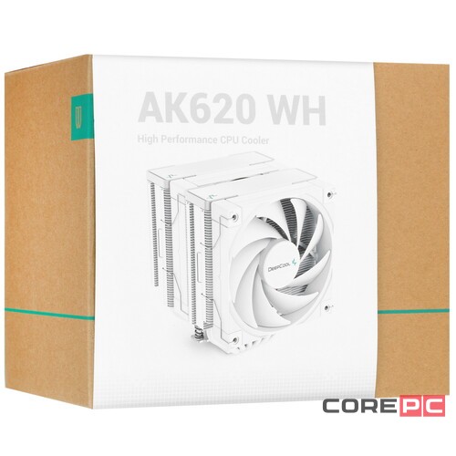 Кулер для процессора Deepcool AK620 WH RET White R-AK620-WHNNMT-G-1
