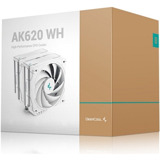 Кулер для процессора Deepcool AK620 WH RET White R-AK620-WHNNMT-G-1