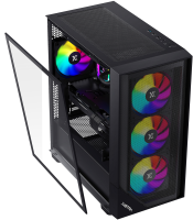 Компьютерный корпус XASTRA A401M 4ARGB Black (A401M-4FC12A-BK)