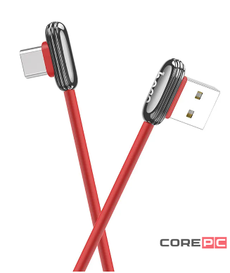 Кабель Hoco U60 USB/Micro-USB 2.4A 120см (красный)