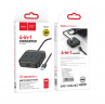 USB-хаб Hoco HB35 3xUSB3.0/RJ45 1.2м черный