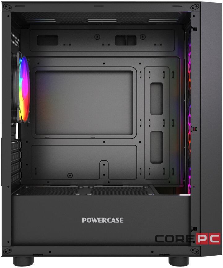 Компьютерный корпус Powercase Mistral Micro EM16 FRGB Black (CMMEM16B-L4)
