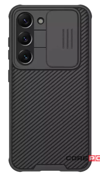 Чехол-накладка Nillkin CamShield Pro для Samsung Galaxy S24 пластиковый (черный)
