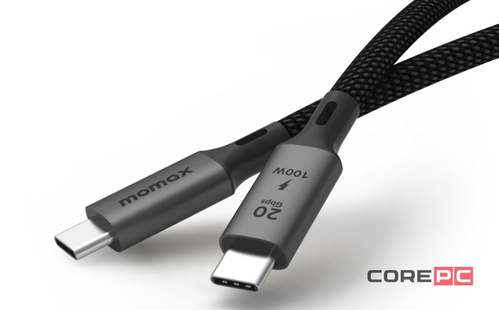 Usb Кабель-зарядка Type-C на Type-C Momax elite 100W DC28D 2м черный