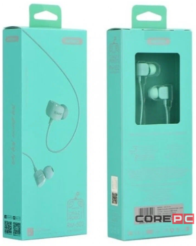 Проводная стерео-гарнитура Remax RM-502 Crazy Robot Jack 3.5mm (голубой)