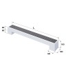 Конвектор напольный Royal Thermo STEP-80/180/900-1-N-WT-LG-NA