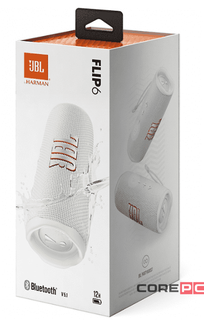Bluetooth колонка JBL Flip 6 белая