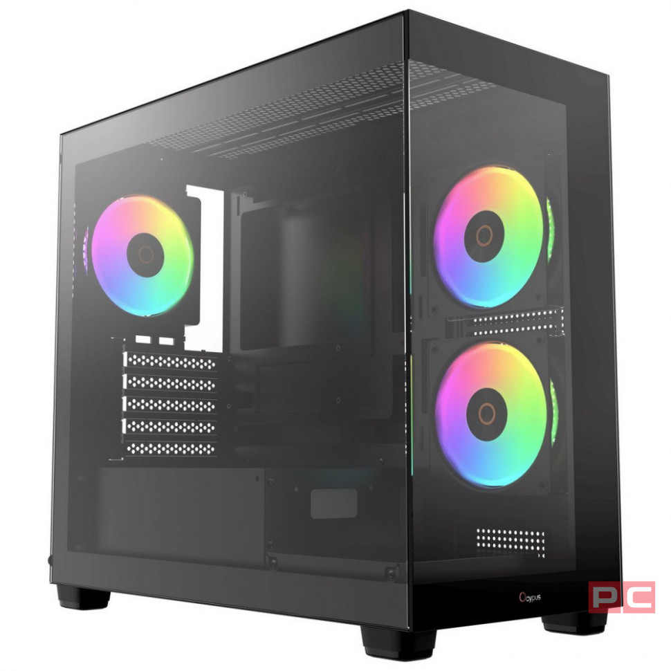 Компьютерный корпус Ocypus Gamma C52 BK TG ARGB Black (Gamma-C52-B-KD300XX-GL)