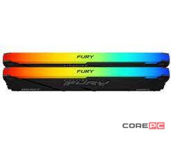 Оперативная память 16 Gb 3600 MHz Kingston FURY Beast RGB XMP Black (KF436C17BB2AK2/16)