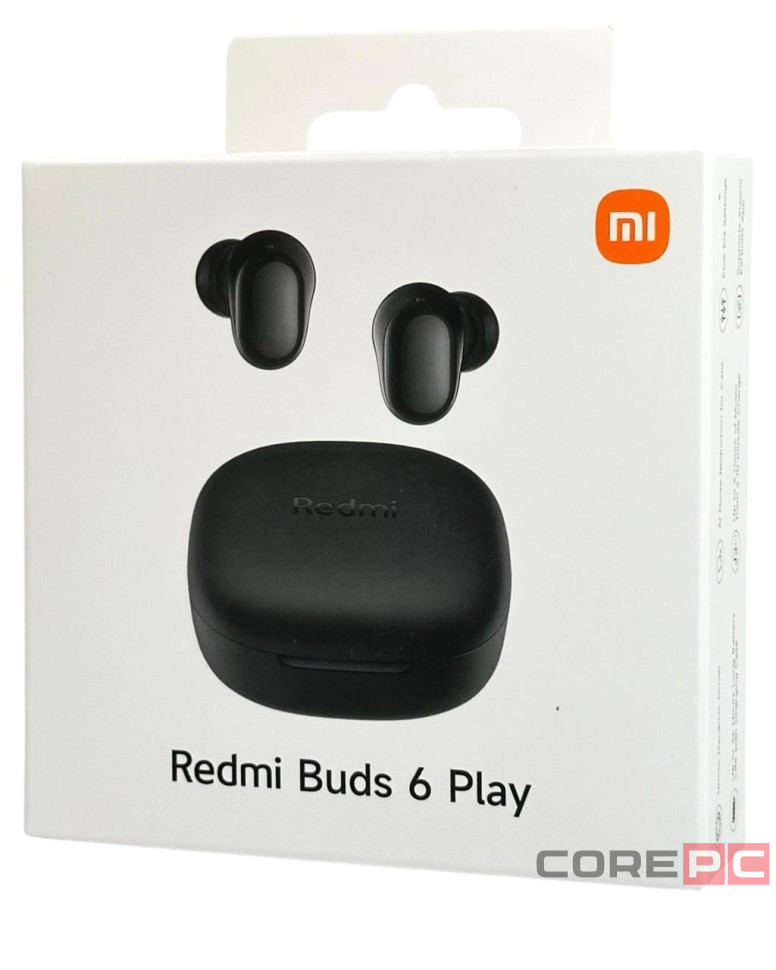 Наушники беспроводные Xiaomi Redmi Buds 6 Play EU черный