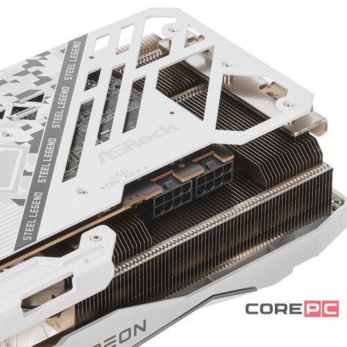 Видеокарта ASRock (RX7700XT SL 12GO) Radeon RX 7700 XT 12GB Steel Legend OC