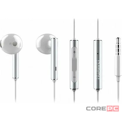 Стереонаушники Huawei AM116 с микрофоном белые