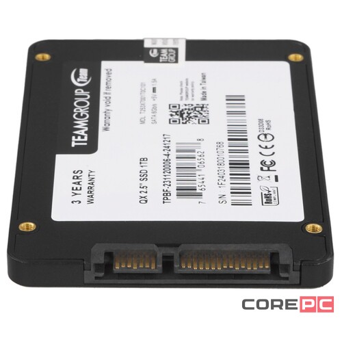 Твердотельный накопитель Team Group 1000 Gb QX (T253X7001T0C101)